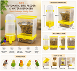Automatic Bird Feeder & Water Dispenser (2-in-1)