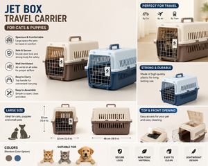JET BOX Premium Pet Travel Carrier