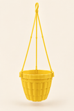 Hanging Plastic Flower Pot with Adjustable Hanger – Decorative Indoor & Outdoor Planter