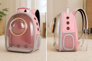 Pet Carrier Backpack – Transparent Travel Backpack for Cats & Small Dogs