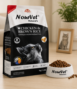 NourVet Naturals Cat Food – Chicken & Brown Rice