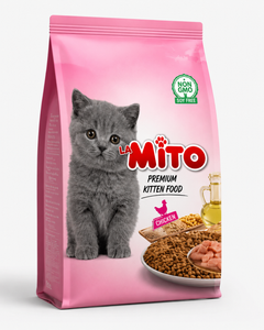 Mito Kitten Cat Food – Chicken Flavor 1kg | Premium Kitten Food