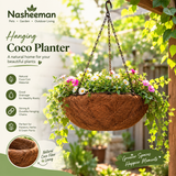 Hanging Coco Coir Basket Planter with Chains